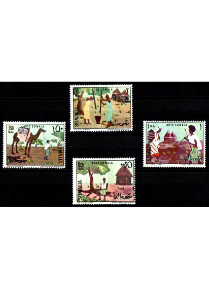 SOMALIA 1966 francobolli serie completa nuova Yvert e Tellier 55/8